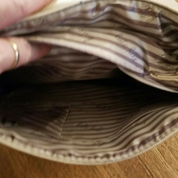 LIGHT TAUPE BACKPACK. 12 by 13 in x 4 in. - Picture 6 of 12